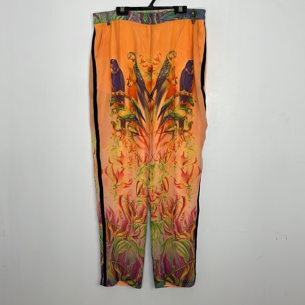 W118 by Walter Baker parrot tropical vacation skirt size 4